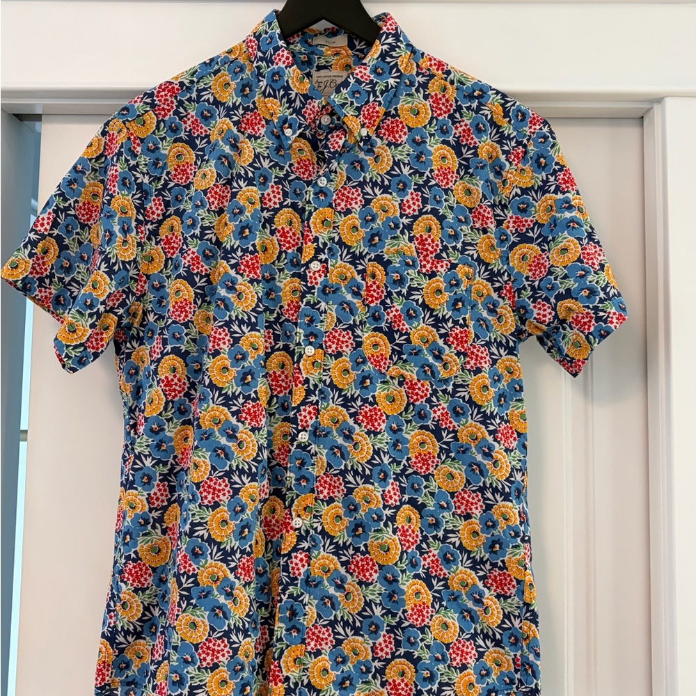 J. Crew Multicolor Floral Men's Shirt